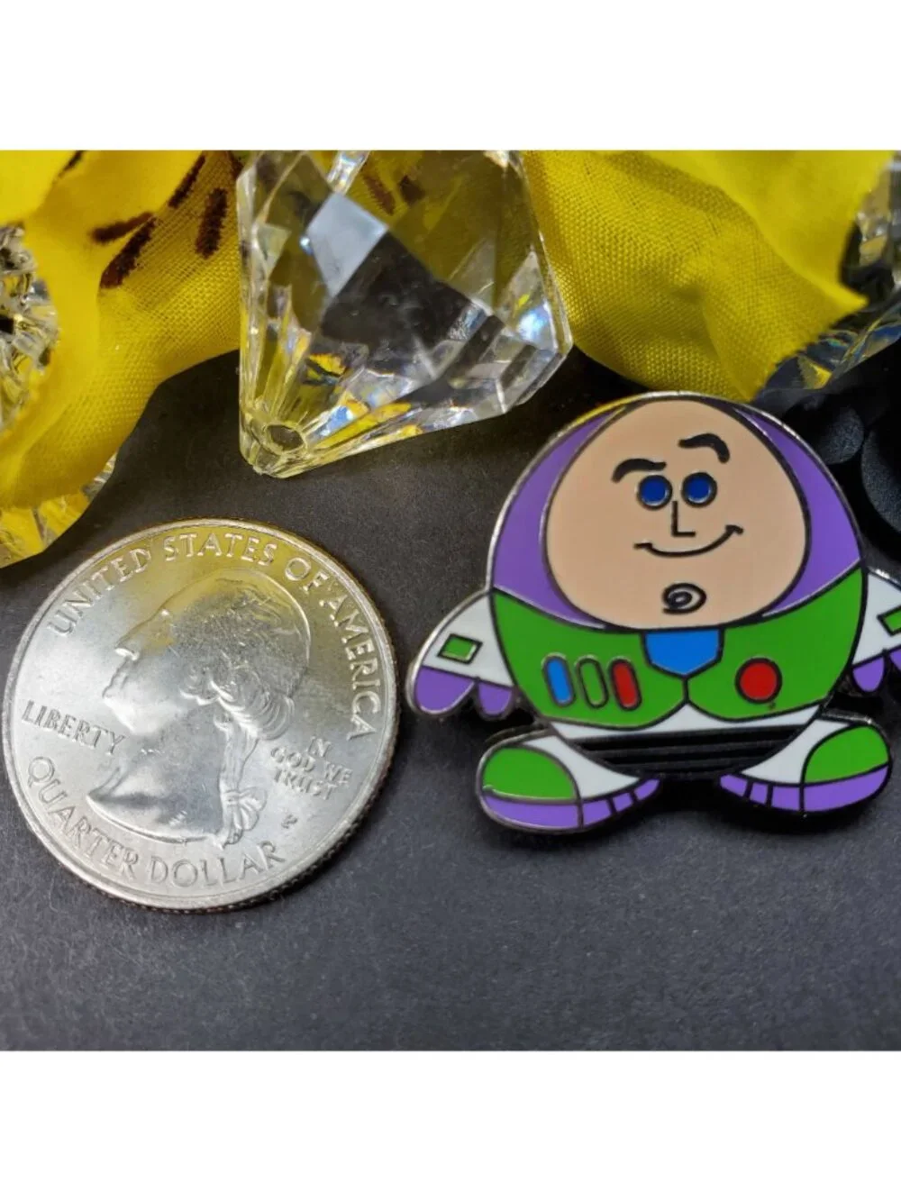 Disney Buzz Lightyear Trading Pin Pixar Toy Story Tsum Tsum Lapel Pin Brooch